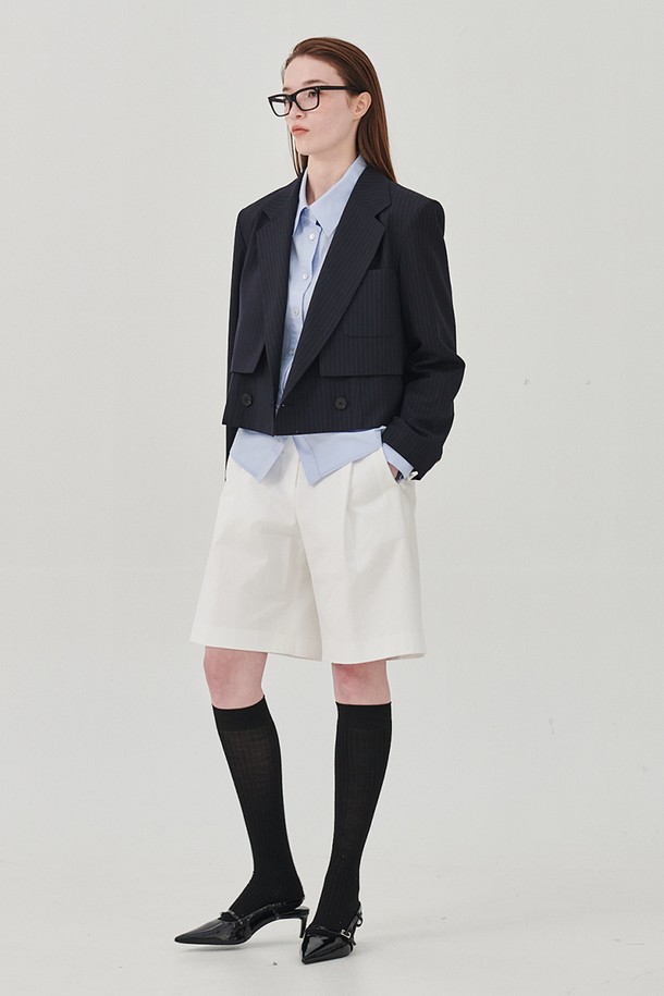 LEWITT - 자켓 - VEST LAYERED SHORT JACKET