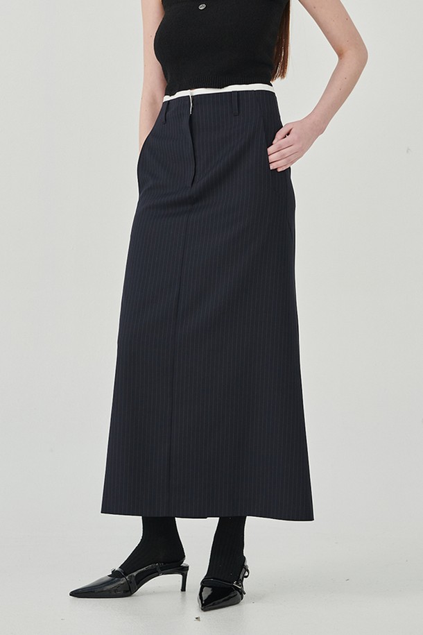 LEWITT - 롱스커트 - PIN STRIPE LONG SKIRT