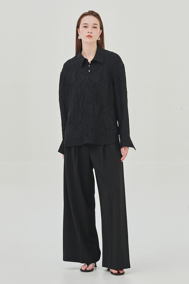 LEWITT - 셔츠 - STRAP TOP LAYERD SHIRTS