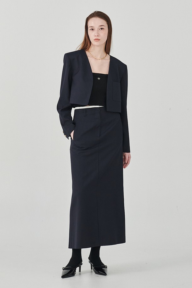 LEWITT - 롱스커트 - PIN STRIPE LONG SKIRT