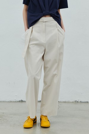 TWO-WAY BELTED PANTS