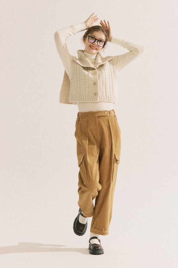 Snug.U - 롱/미디팬츠 - F/W Cotton Corduroy Winter Cargo Pants