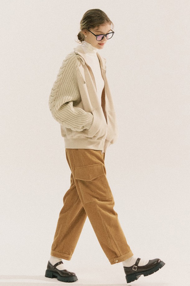 Snug.U - 롱/미디팬츠 - F/W Cotton Corduroy Winter Cargo Pants