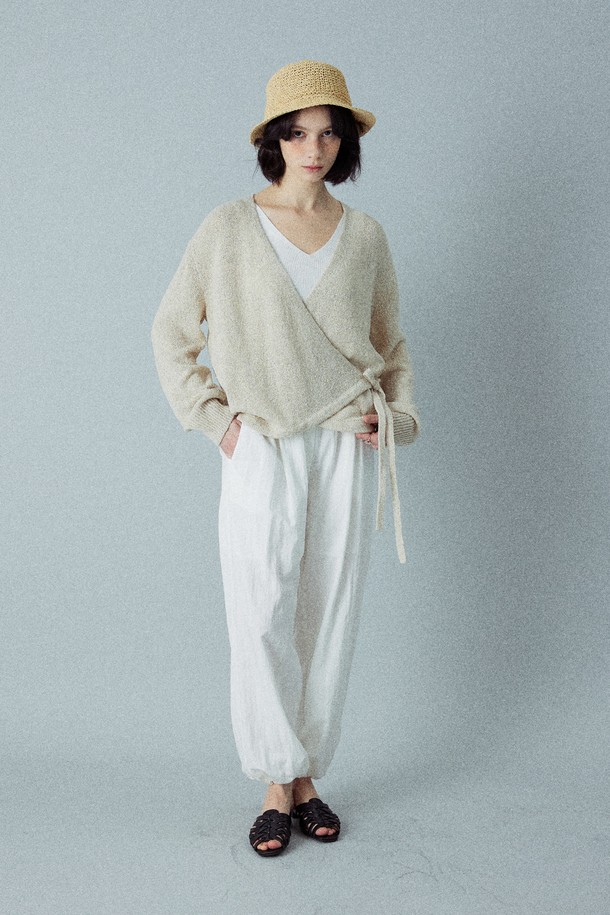 Snug.U - 롱/미디팬츠 - TWO-WAY STRING BANDING PANTS