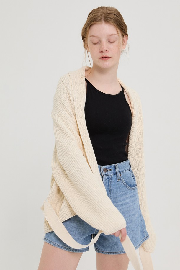 Snug.U - 가디건 - Cotton 100 Shawl Collar Cardigan / 3 Colors