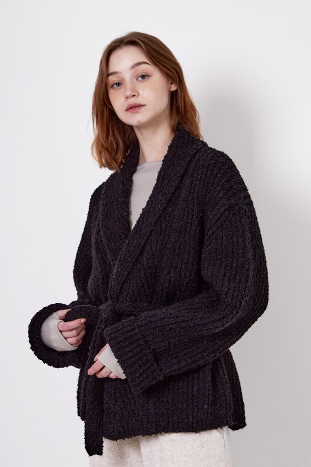 Snug.U - 스웨터 - F/W Cashmere Alpaca Knit Cardigan Coat