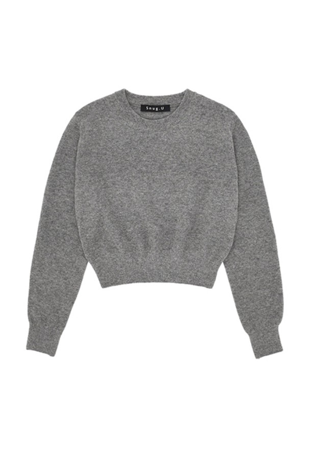 Snug.U - 스웨터 - F/W Cashmere Wool Round Knit Top