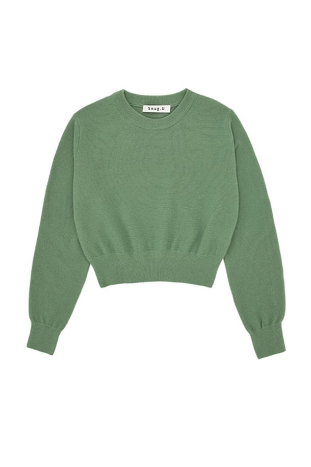 Snug.U - 스웨터 - F/W Cashmere Wool Round Knit Top