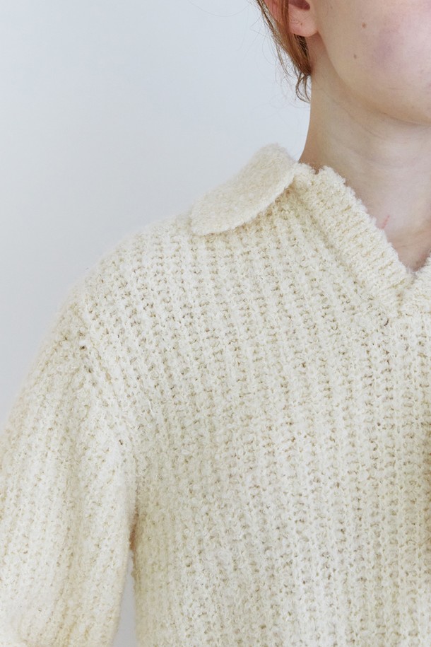 Snug.U - 스웨터 - F/W Alpaca Shirt Knit Top