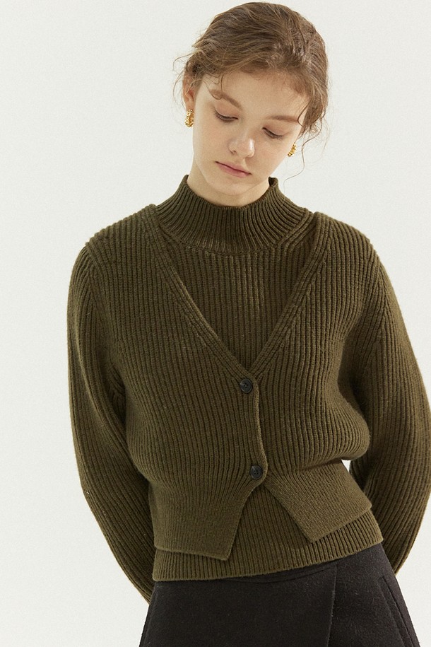 Snug.U - 가디건 - [단독상품] Super Fine Merino Wool Two Button Cardigan Set_ 3 colors