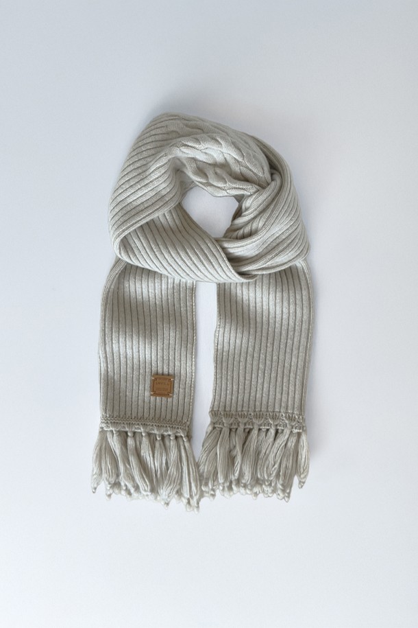 Snug.U - 스카프/머플러 - [기획] Pompom Austalia Air Wool Cable Long Muffler