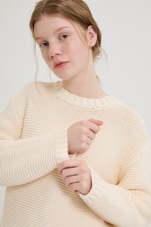 Vegan Cotton 100 LInk_Link Round Sweater