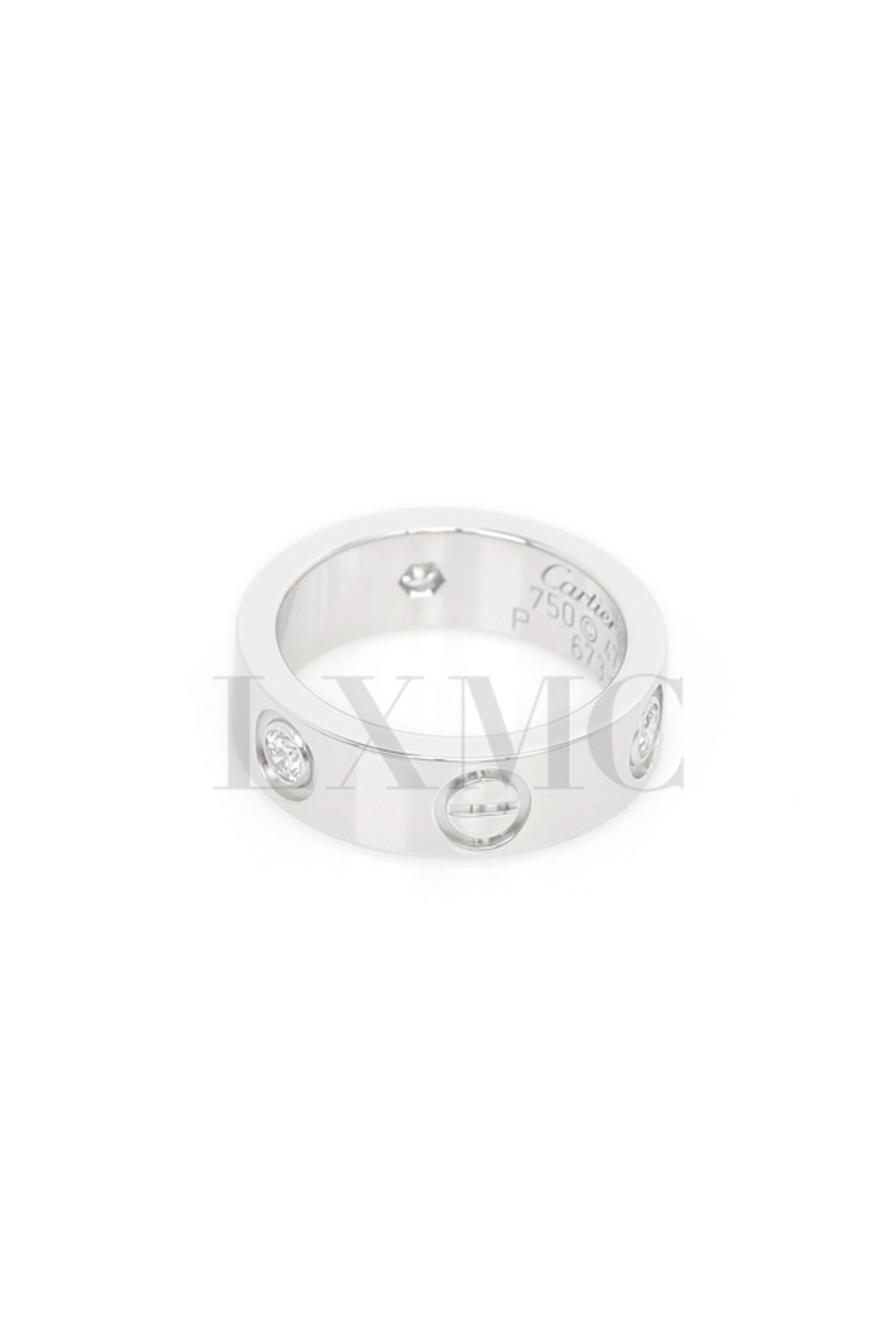 Cartier - 반지 - [중고명품] 까르띠에 다이아 러브링 3포인트 러브반지 다이아반지 47호