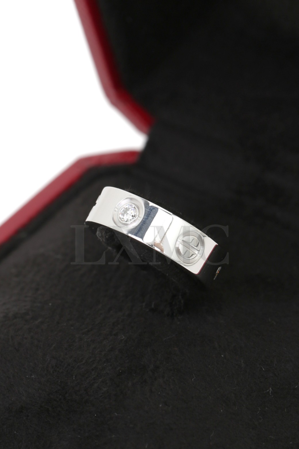 Cartier - 반지 - [중고명품] 까르띠에 다이아 러브링 3포인트 러브반지 다이아반지 47호