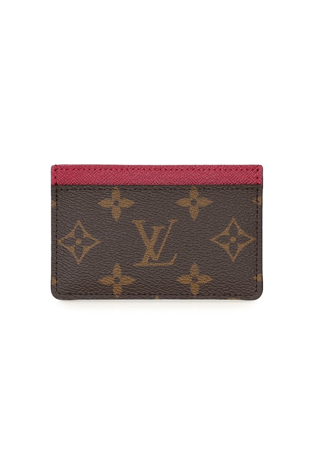 LOUIS VUITTON - 지갑 - [중고명품] 루이비통 푸시아 포트카트 심플 카드지갑 M60703*