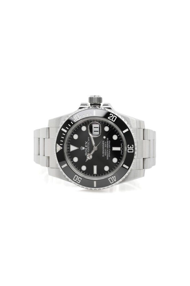 ROLEX - 기타소품 - [중고명품] 롤렉스 서브마리너 블랙 검판 스틸 시계 섭마 데이트 116610LN