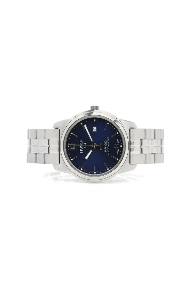 TISSOT - 기타소품 - [중고명품] 티쏘 PR100 스틸 오토매틱 청판 시계 T049307A