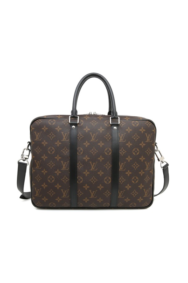 LOUIS VUITTON - 토트백 - [중고명품] 루이비통 모노그램 마카사르 포르트 도큐멍 보야주 M52005 서류가방