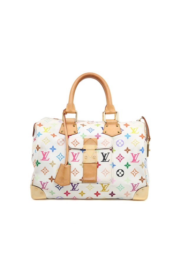 LOUIS VUITTON - 토트백 - [중고명품] 루이비통 멀티화이트 스피디 멀티스피디 M92643