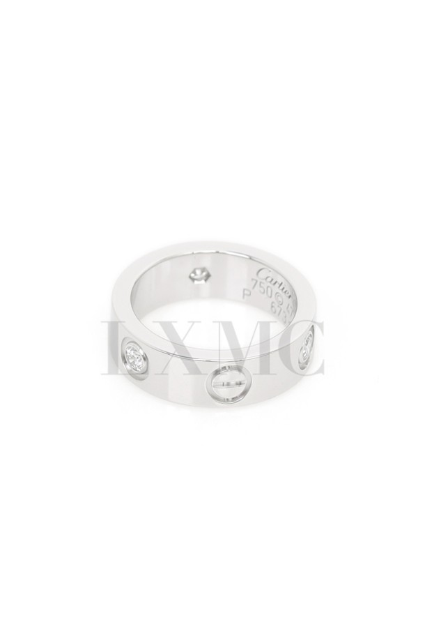 Cartier - 반지 - [중고명품] 까르띠에 다이아 러브링 3포인트 러브반지 다이아반지 47호
