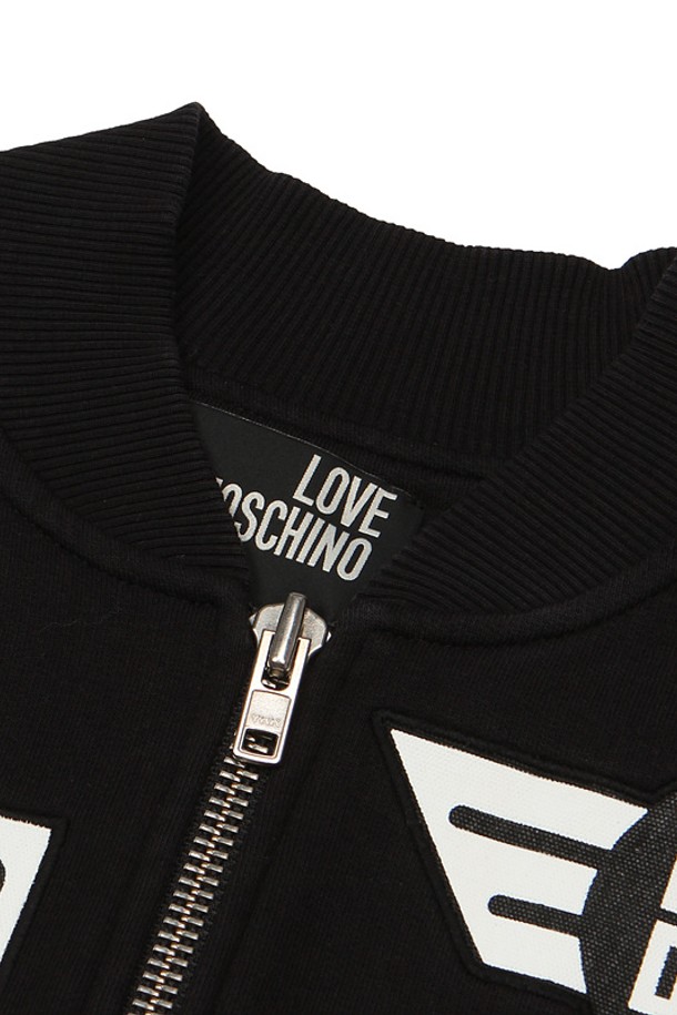 MOSCHINO - 점퍼 - [중고명품] 러브 모스키노 패치워크 집업 자켓 -