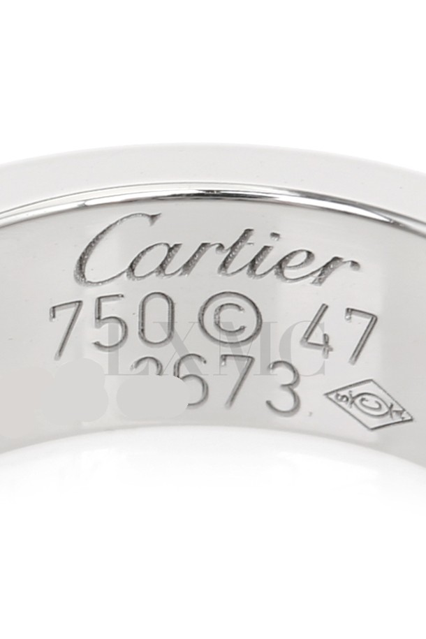 Cartier - 반지 - [중고명품] 까르띠에 다이아 러브링 3포인트 러브반지 다이아반지 47호