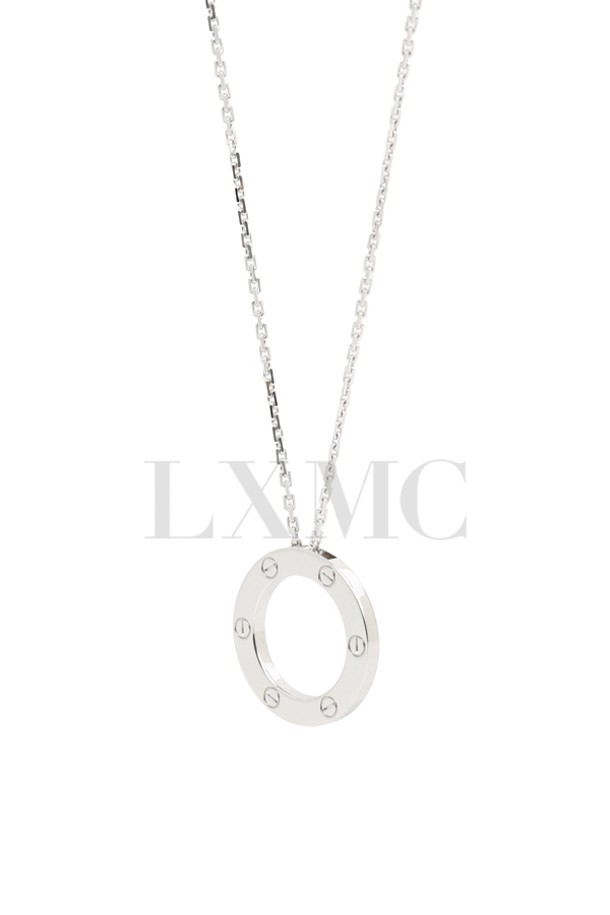 Cartier - 목걸이 - [중고명품] 까르띠에 LOVE 러브 네크리스 러브목걸이 B7014300