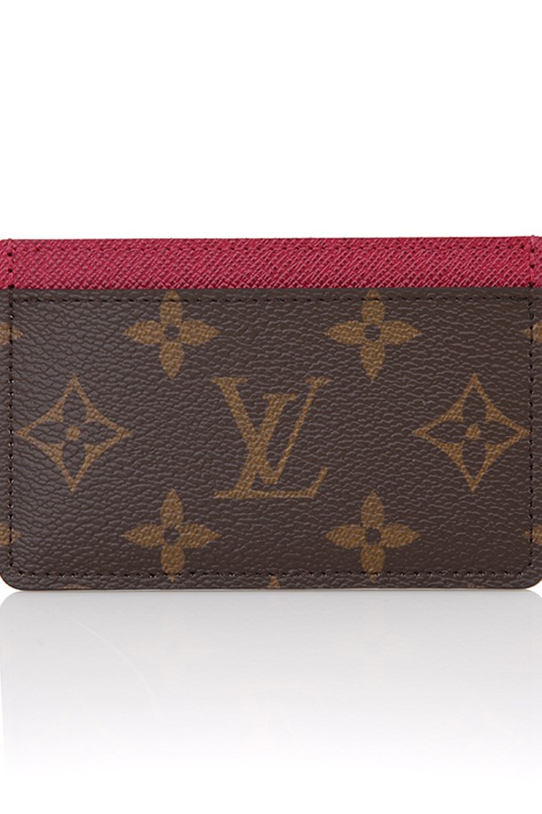 LOUIS VUITTON - 지갑 - [중고명품] 루이비통 푸시아 포트카트 심플 카드지갑 M60703*