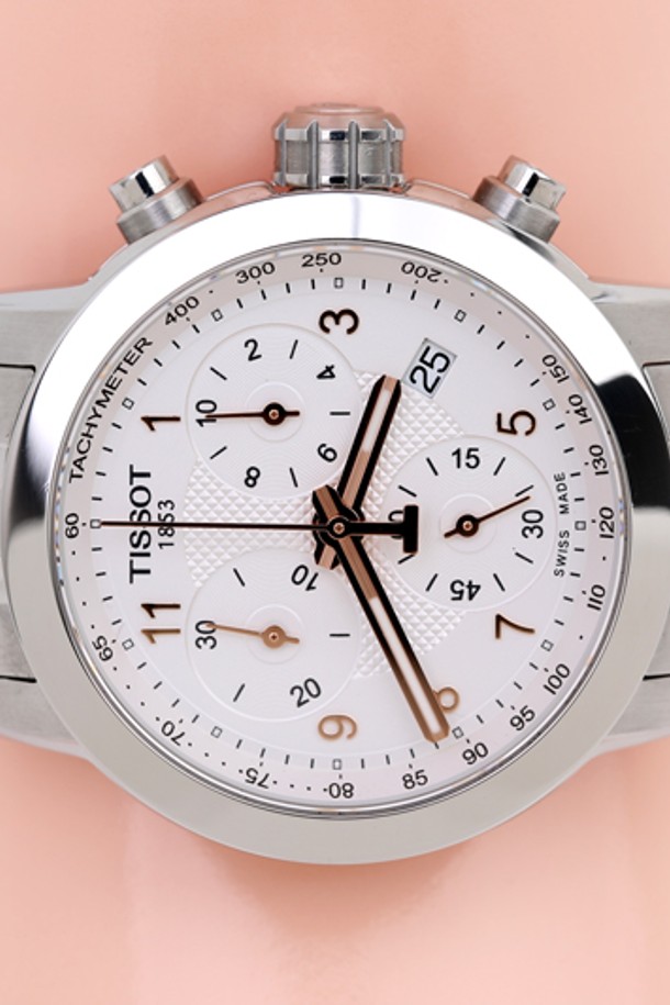 TISSOT - 기타소품 - [중고명품] 티쏘 티스포츠 스틸 골드 워치 T055217A -