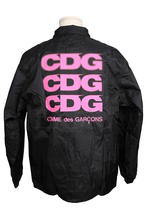 Comme des Garçons - 점퍼 - [중고명품] 꼼데가르송 CDG 코치 자켓 네온 핑크 그린 OA-J005*