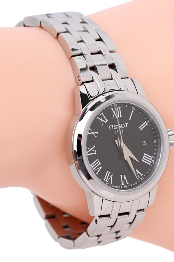 TISSOT - 기타소품 - [중고명품] 티쏘 드림 스틸 블랙 워치 T129 -