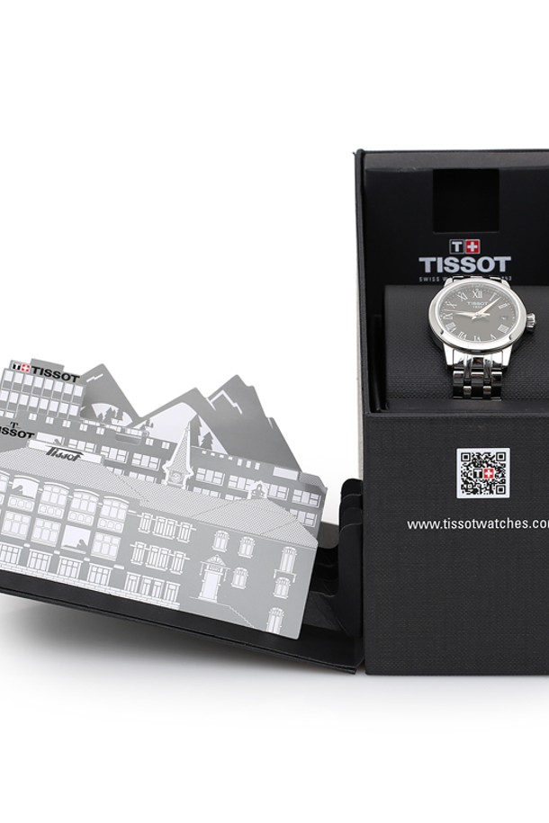 TISSOT - 기타소품 - [중고명품] 티쏘 드림 스틸 블랙 워치 T129 -