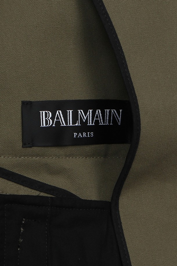 BALMAIN - 코트 - [중고명품] 발망 바이커 야상 자켓 독일군 T297C106-