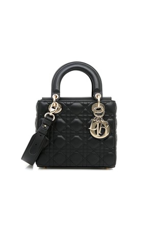 [중고명품] 디올 레이디디올 스몰 백 블랙 까나쥬 M0538ONGE LADY DIOR