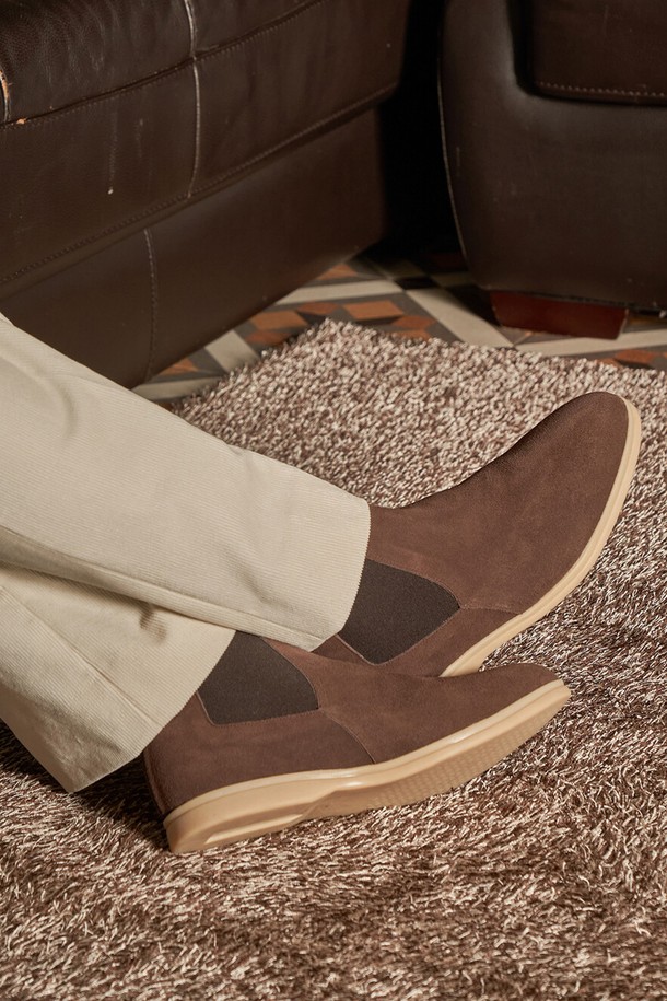 ALLCLASSIC - 부츠 - ALC505 리조트 첼시 부츠_d.brown suede