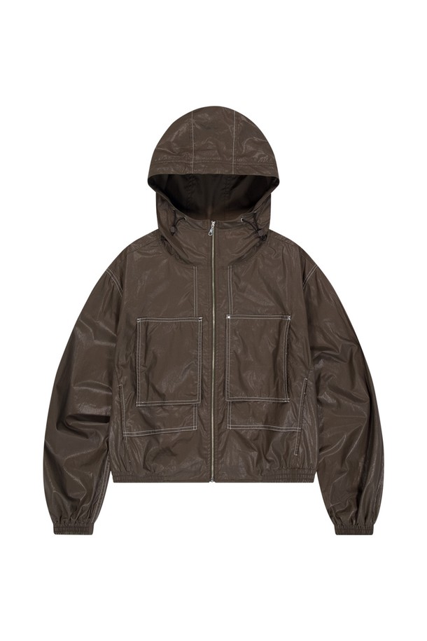 [W]코튼 크롭 후드 자켓은 브라운 색상의 여성용 후드 자켓입니다. 면 소재의 얇은 두께로 제작되었으며, 크롭 기장의 레귤러 핏으로 캐주얼한 스타일을 연출합니다. 후드 스타일, 스트링 스토퍼, E-스트링, 리버스 지퍼 등의 특징이 있으며, 봄, 가을에 일상복으로 착용하기 좋습니다.
