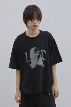 리버스A 그래픽 오버핏 티셔츠_블랙