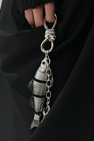 LAD 메탈 루어 피쉬 키링