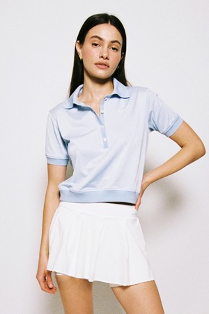 Emma polo top  (2 colors)