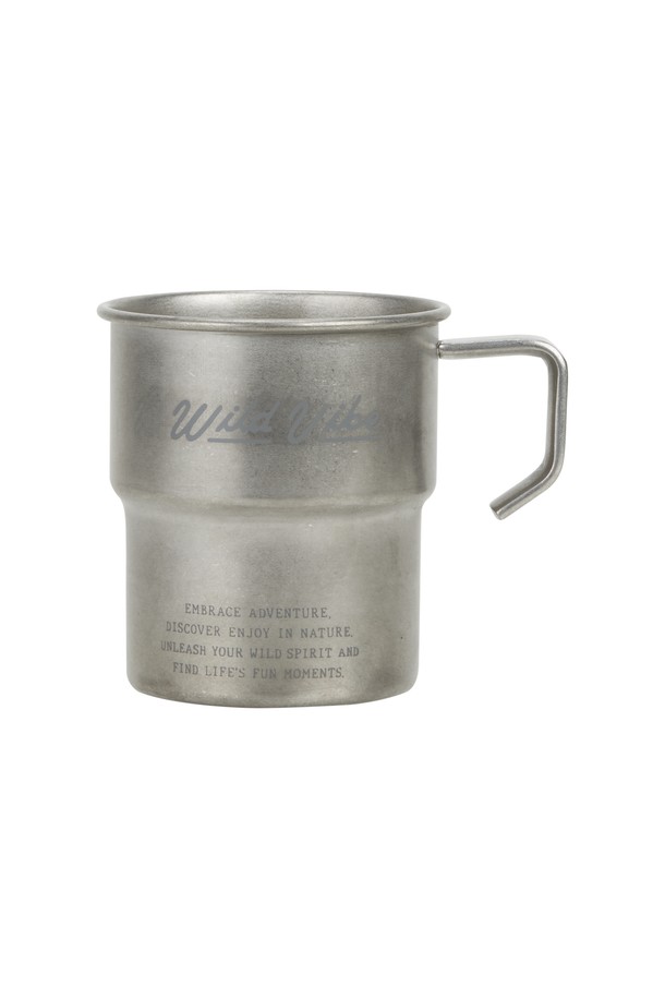 Wild Vibe - 키친 - For Rest, Camping Mug (300ml) - silver