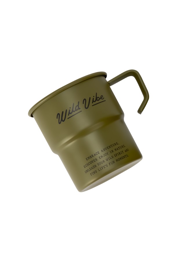 Wild Vibe - 키친 - Forest, Camping Mug (300ml) - Khaki