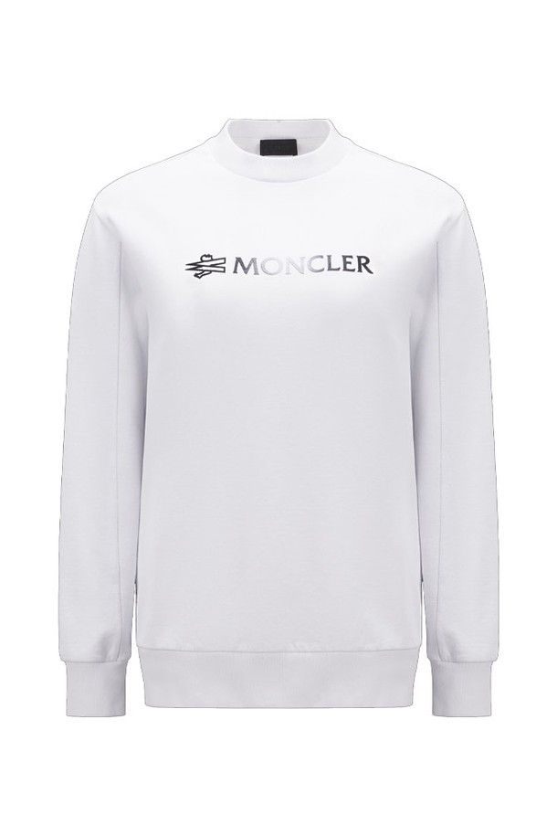 MONCLER - 긴소매 티셔츠 - [몽클레어] 8G00011 809KR 001 화이트 여성 맨투맨