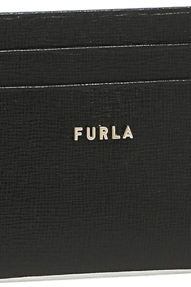 FURLA - 지갑 - 훌라 공용 로고 카드홀더 지갑 블랙  PCZ2UNO B30000 O6000