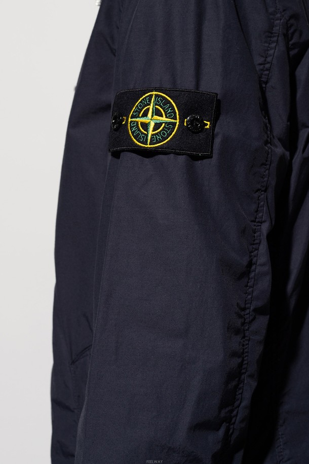 STONE ISLAND - 아노락/바람막이 - [스톤아일랜드] 21SS 741543632 V0020 와펜패치 사파리 코트 네이비 남성 자켓