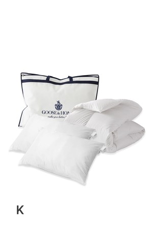 호텔 세미 듀엣 구스 이불 베개세트 사계절 K