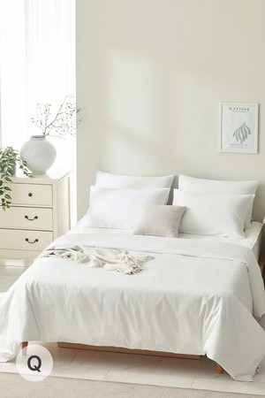 구스온 듀라론 쿨링 냉감패드+폴란드 구스70 여름 호텔 이불세트 Q