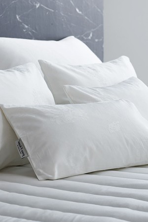 구스온 자가드 페이즐 사틴면 호텔 키즈/목베개커버 (30X50)