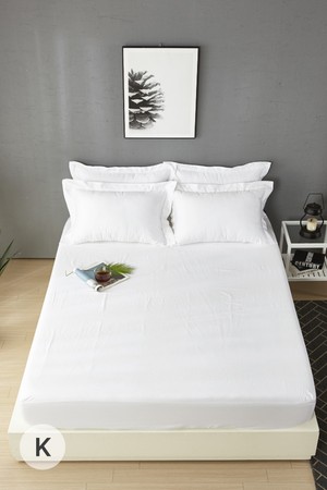 구스온 순면 100% 호텔 매트리스커버/침대커버 K