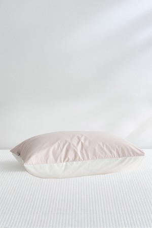 구스온 딥슬립 구스 호텔 베개+아이비 핑크베이지 호텔 베개커버 1SET