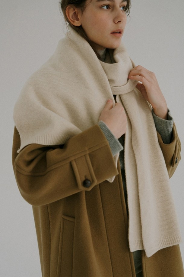 BLANK03 - 스카프/머플러 - [24winter] cashmere blend knit muffler (6colors)